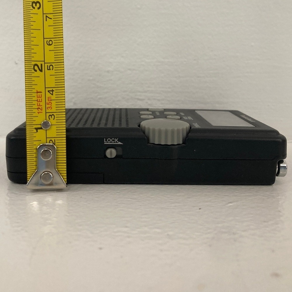 VTG Radio Shack Digital Pocket Radio Portable AMFM 1200587 Tested Works w/Manual - Picture 7 of 16